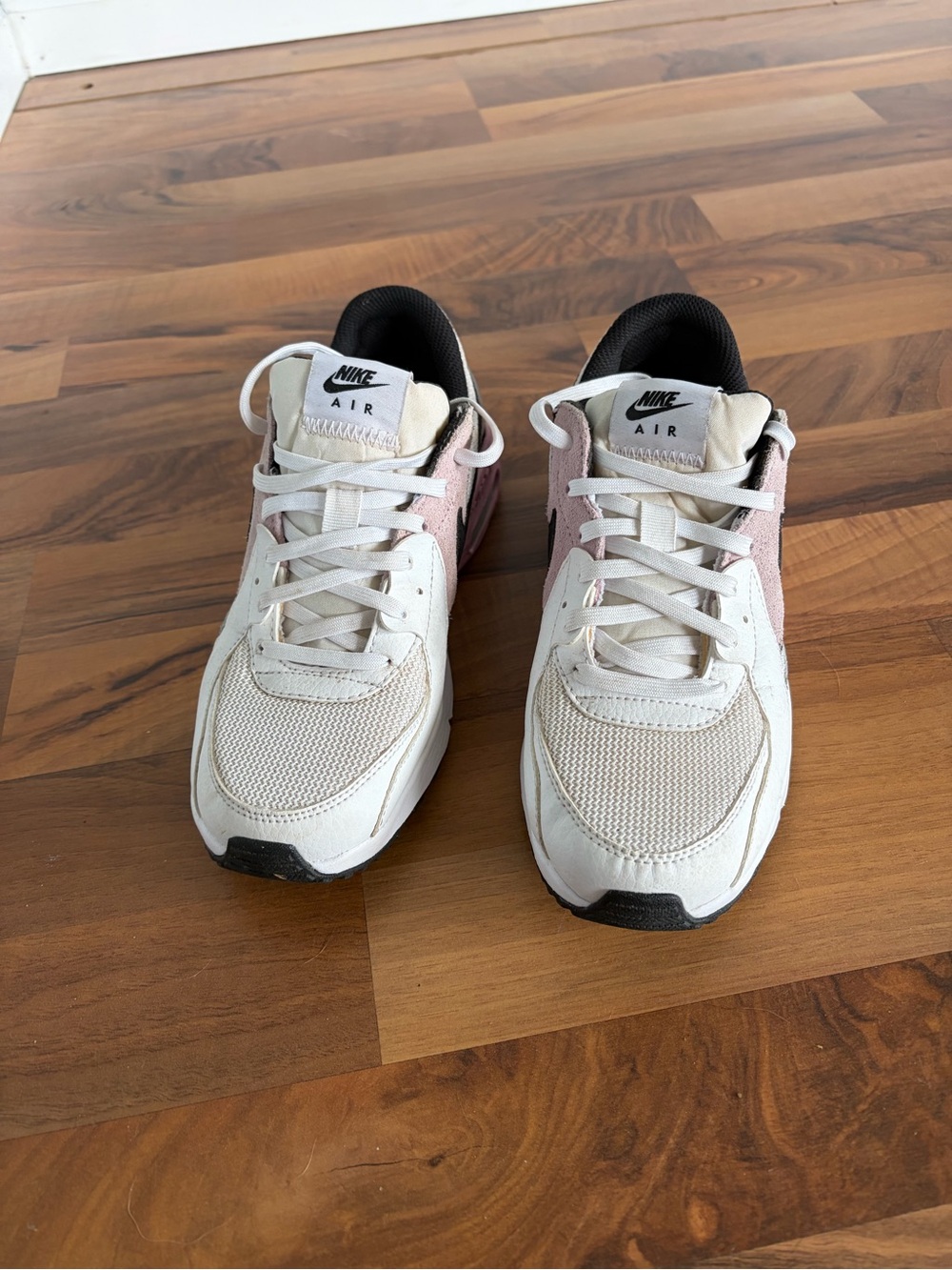 Nike White Pink & Black Women's Air Max Sneakers - Picture 2 of 3